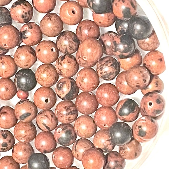 Mahogany Agate 8mm Beads 54 beads - Picture 2 of 5